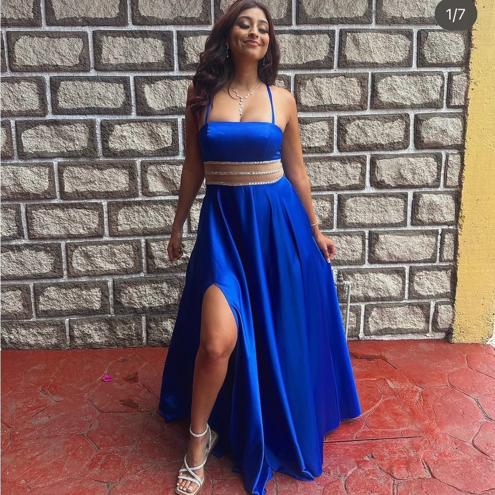 💙 Royal Blue Prom Dress – Jules & Cleo – Size 10